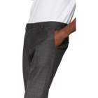 Boss Black and Grey Check Genesis 4 Trousers