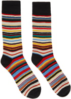 Paul Smith Four-Pack Texture Stripe Socks