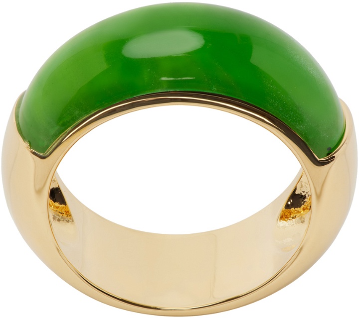Photo: éliou Gold & Green Hunter Ring