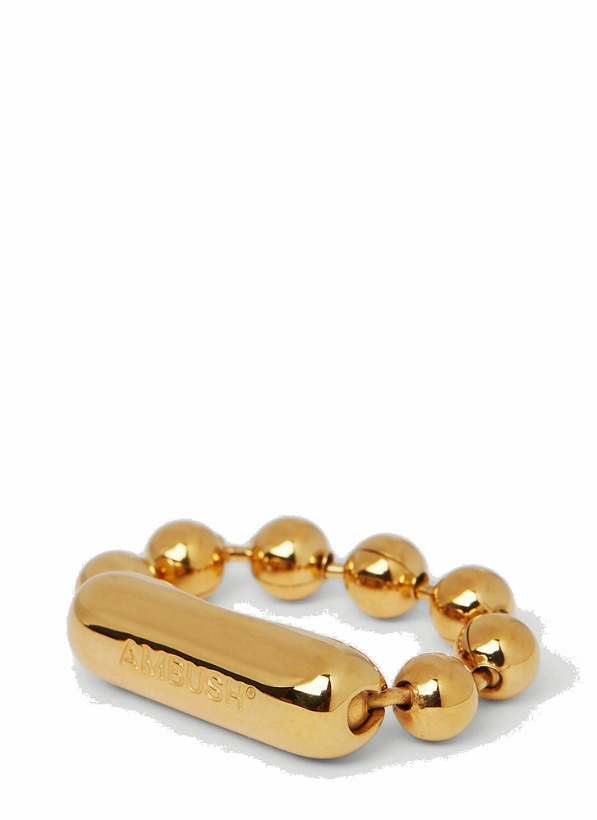 Photo: Ball Chain Ring in Gold