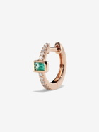 Jacquie Aiche 14K Rose Gold Emerald And Diamond Earring