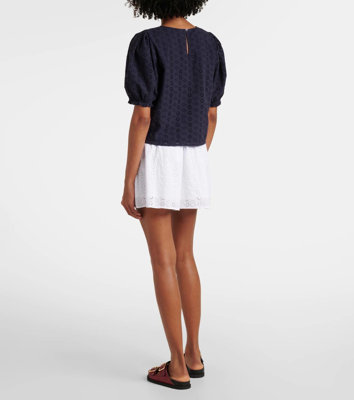 Velvet Dalyn embroidered cotton blouse