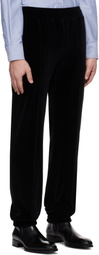 Valentino Black 'Chez Valentino' Patch Sweatpants