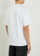 Dolce & Gabbana Logo-embossed Cotton T-shirt White