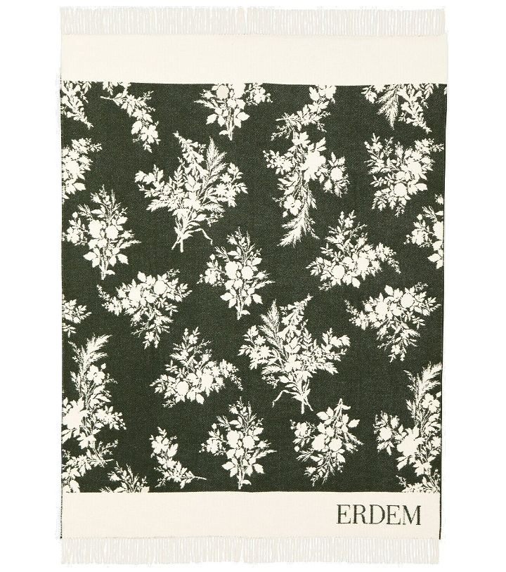 Photo: Erdem - Floral wool and cashmere throw