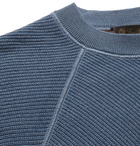 Loro Piana - Ribbed Cashmere and Silk-Blend Sweater - Blue