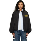 Maison Margiela Black Vintage-Style Sportswear Jacket