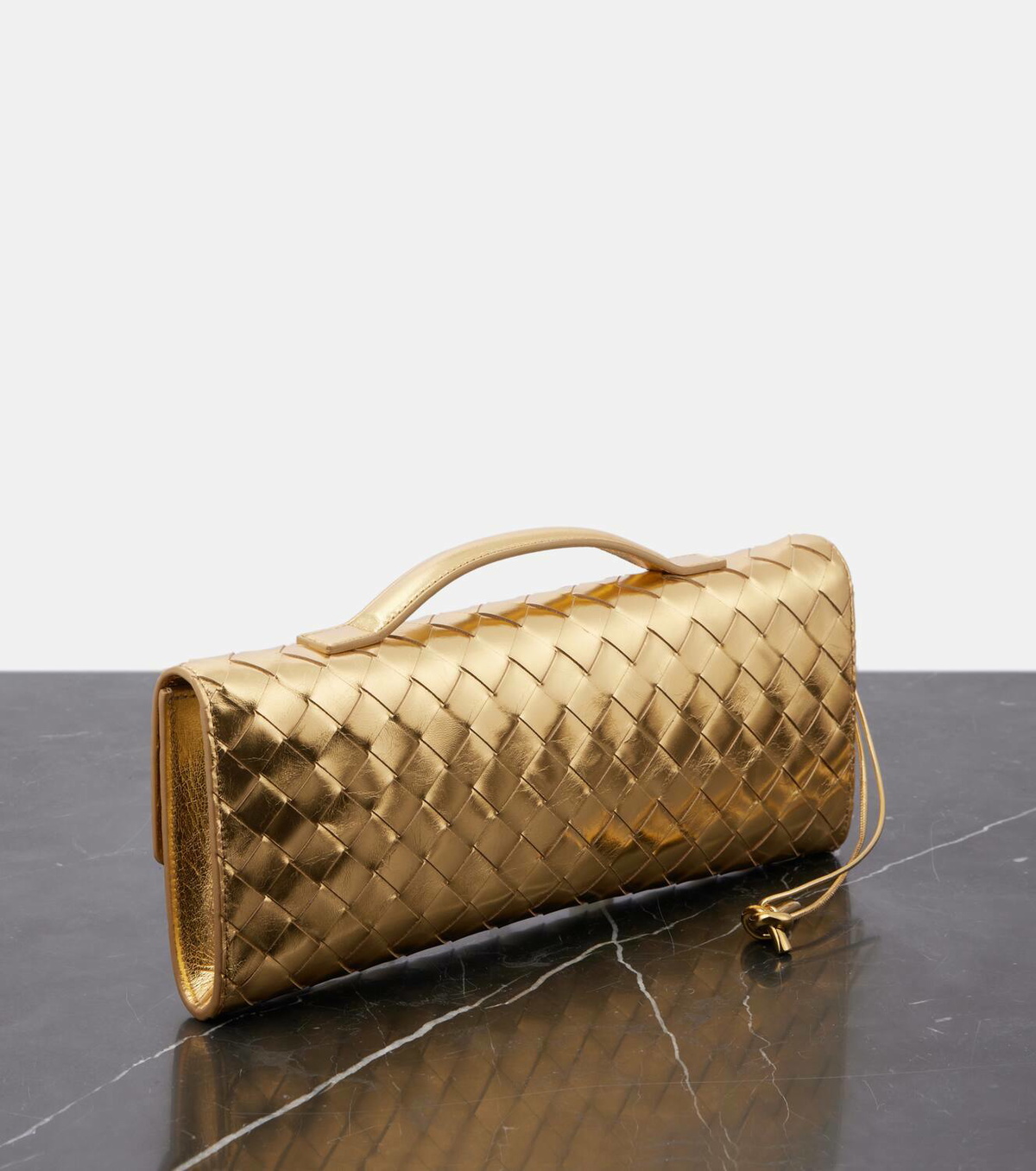 クラッチバッグ BOTTEGA VENETA  Clutches Women Leather Gold Bottega Veneta® Women's Andiamo Clutch in Gold. Shop online now.