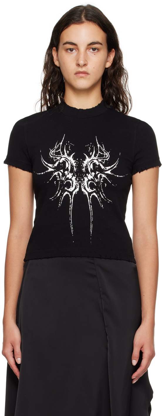 Han Kjobenhavn Black Butterfly T-Shirt
