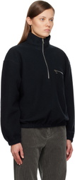 Rier SSENSE Exclusive Navy Fleece Jacket