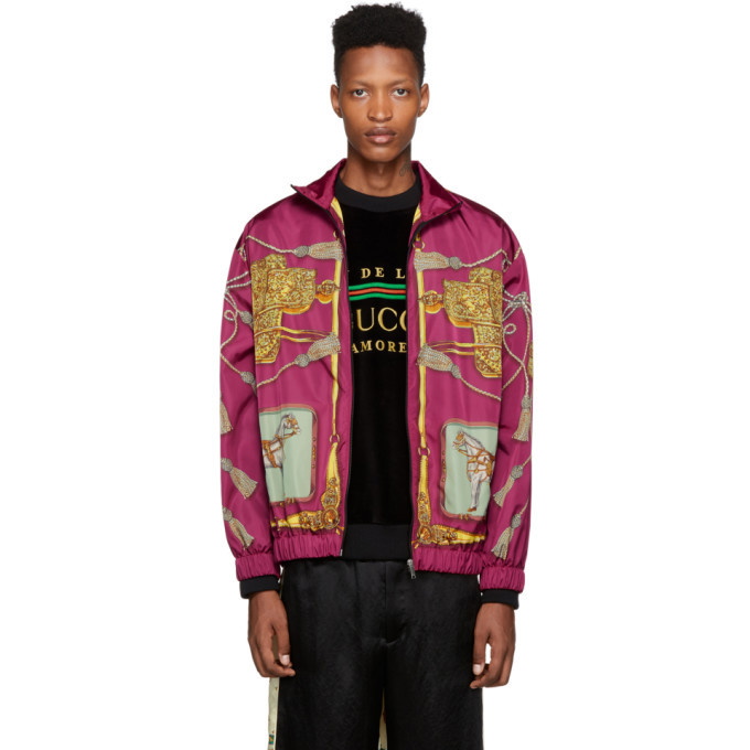 Photo: Gucci Purple Horses and Tassels Jacket