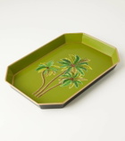 Les-Ottomans Palms hand-painted iron tray