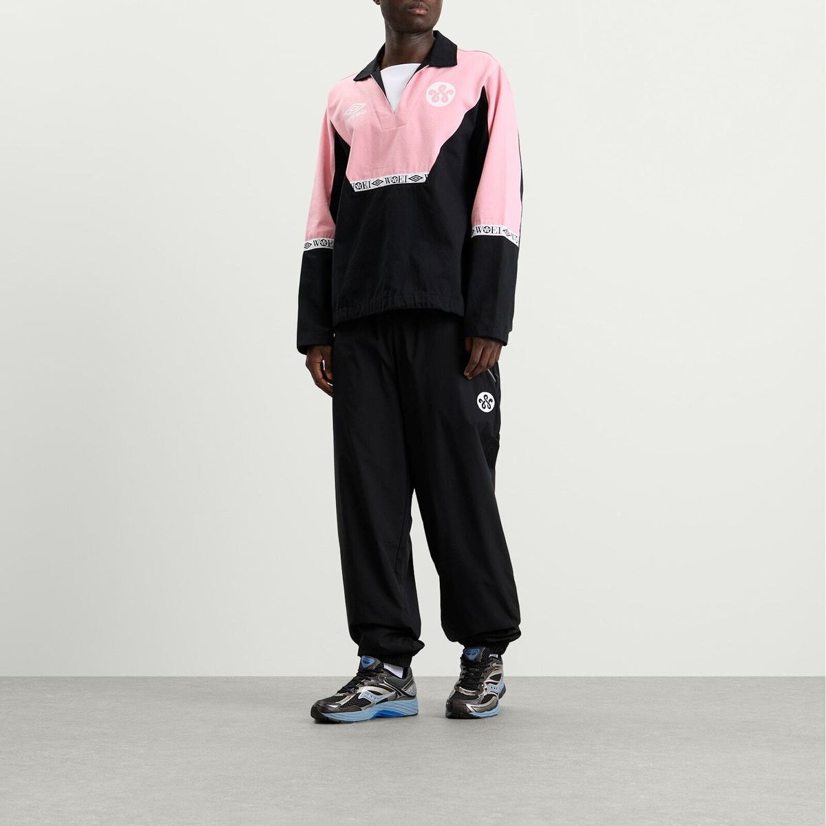 Umbro Men's x WOEI Sweat Pant in Black