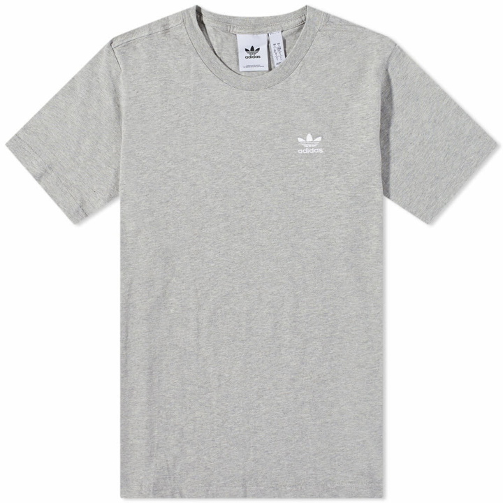 Photo: Adidas Men's Essential T-Shirt in Medium Grey Heather