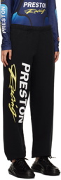 Heron Preston Black 'Preston Racing' Lounge Pants