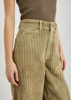 Our Legacy Full Cut Distressed Terry-corduroy Trousers Beige