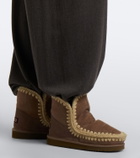 Mou 18 shearling-lined suede ankle boots