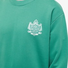 Maison Kitsuné Men's Crest Sweat in Tropical Green