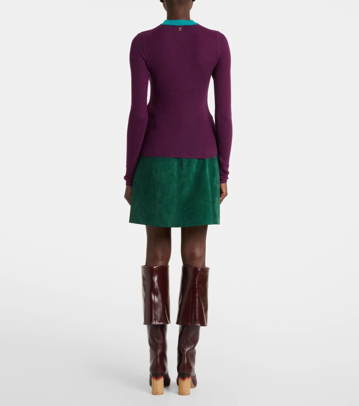 Chloé Ribbed-knit wool sweater
