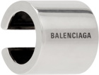 Balenciaga Silver Garage Single Ear Cuff