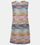 Missoni Zigzag metallic minidress