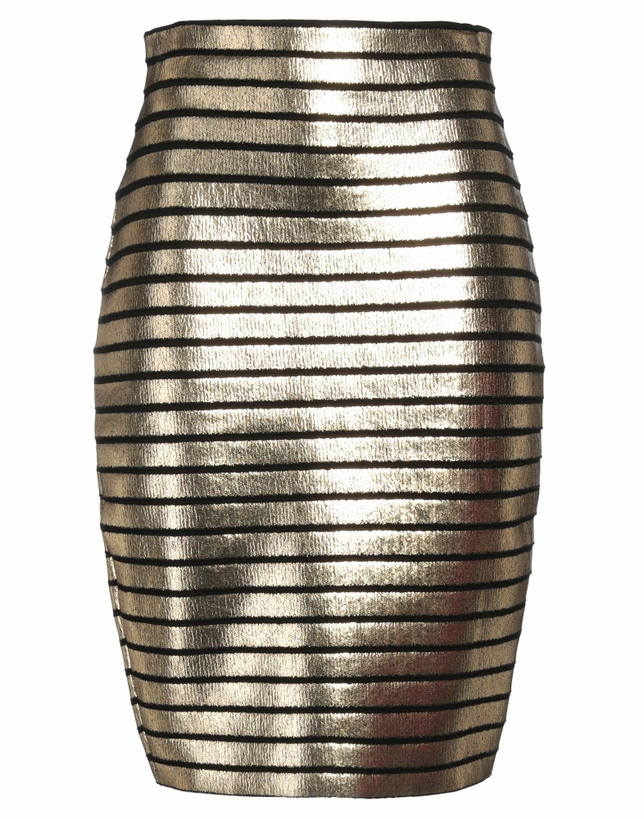 Photo: Balmain Womens Midi skirt in Black