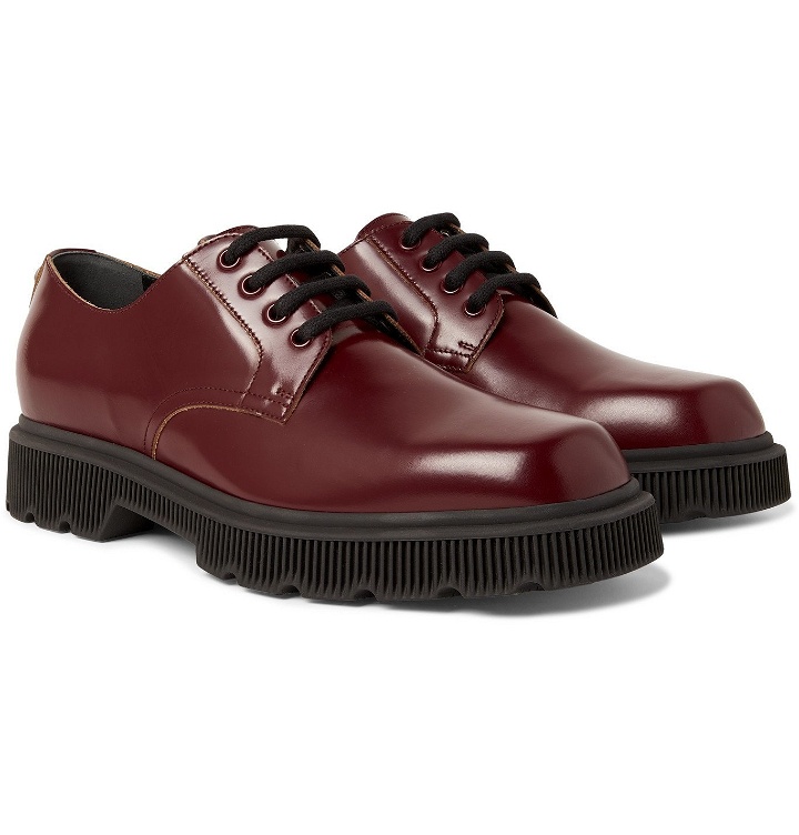 Photo: Gucci - Mystras Leather Derby Shoes - Burgundy