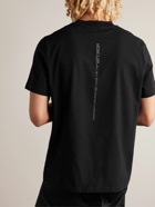 Moncler - Logo-Appliquéd Printed Cotton-Jersey T-Shirt - Black