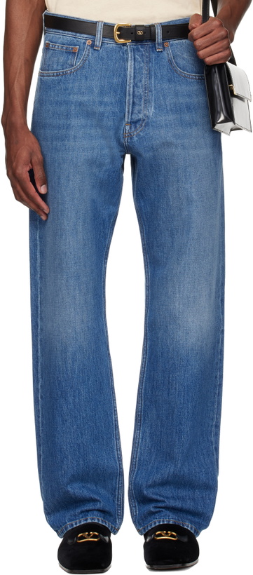 Photo: Valentino Blue 5 Pocket Jeans