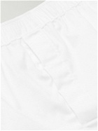 Derek Rose - Savoy Slim-Fit Cotton Boxer Shorts - White