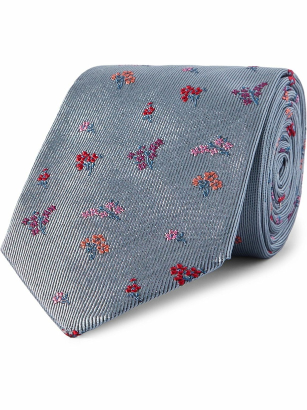Photo: Paul Smith - 8.5cm Embroidered Silk-Faille Tie