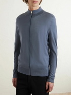 Paul Smith - Merino Wool Zip-Up Cardigan - Gray