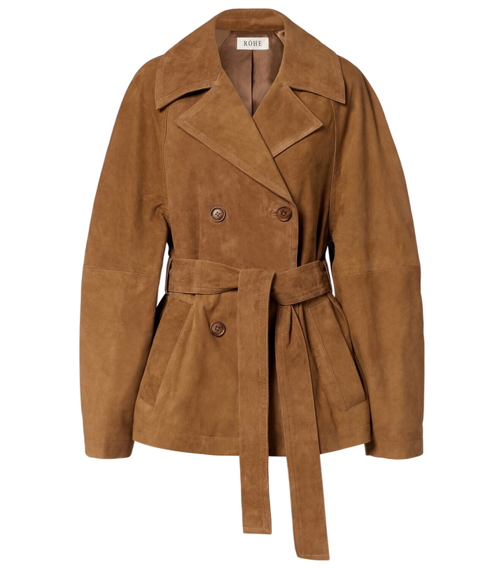 Photo: Róhe Belted suede jacket