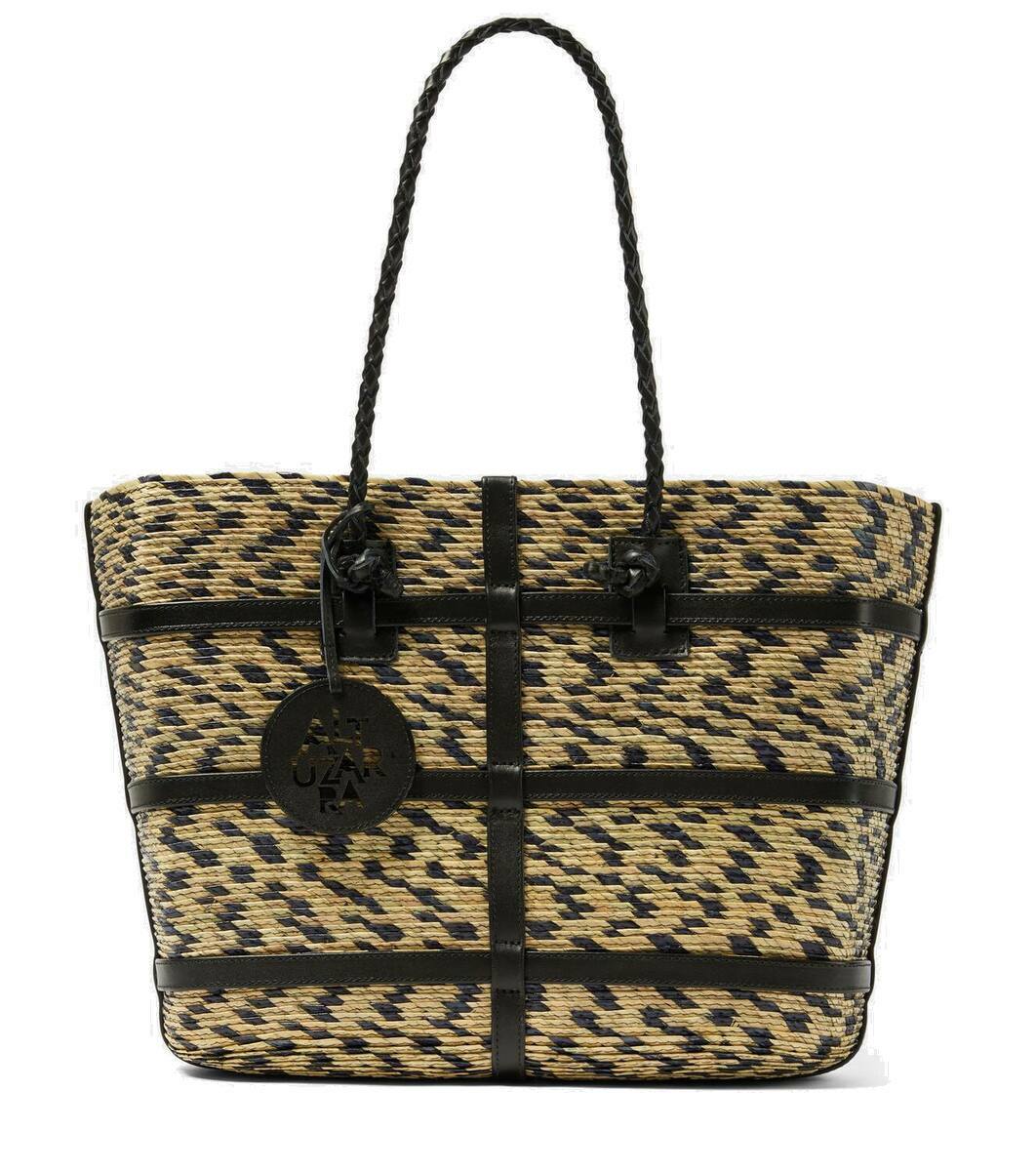 Altuzarra Watermill Large raffia tote bag Altuzarra