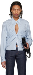 K.NGSLEY Blue 'The Girl' Shirt
