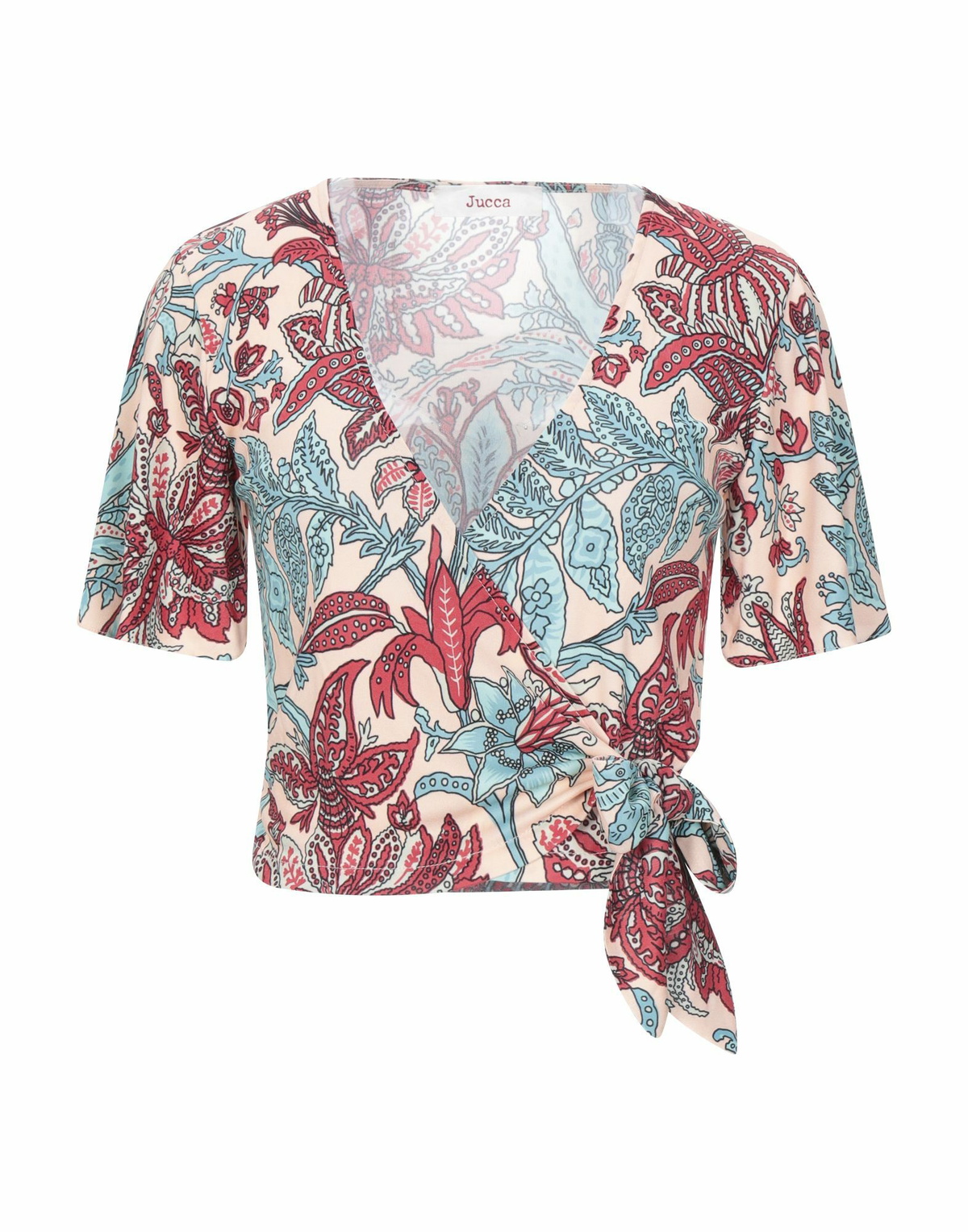 Jucca Womens Wrap cardigans in Light pink