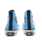 Converse Men's Chuck 70 Letterman Sneakers in Lt. Blue/Navy/Egret