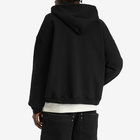 Represent Men's Initial Boxy Zip Hoodie in Black
