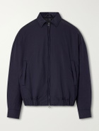 Casey Casey - Meaux Cotton and Linen-Blend Zip-Up Jacket - Blue