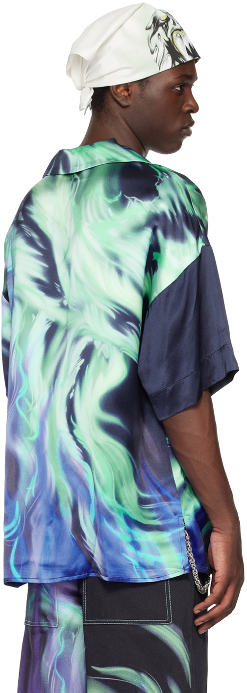 Gerrit Jacob Blue Printed Shirt