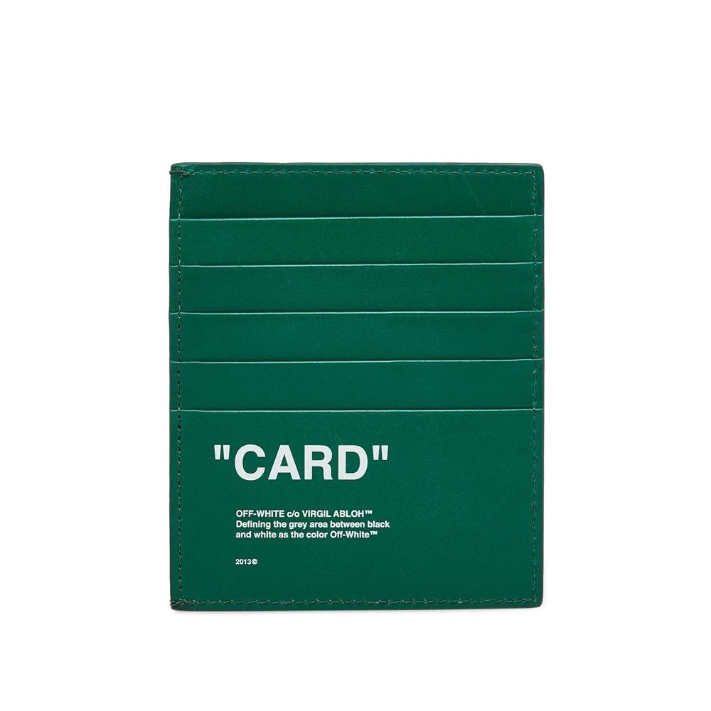 Off-White Quote Card Holder Off-White