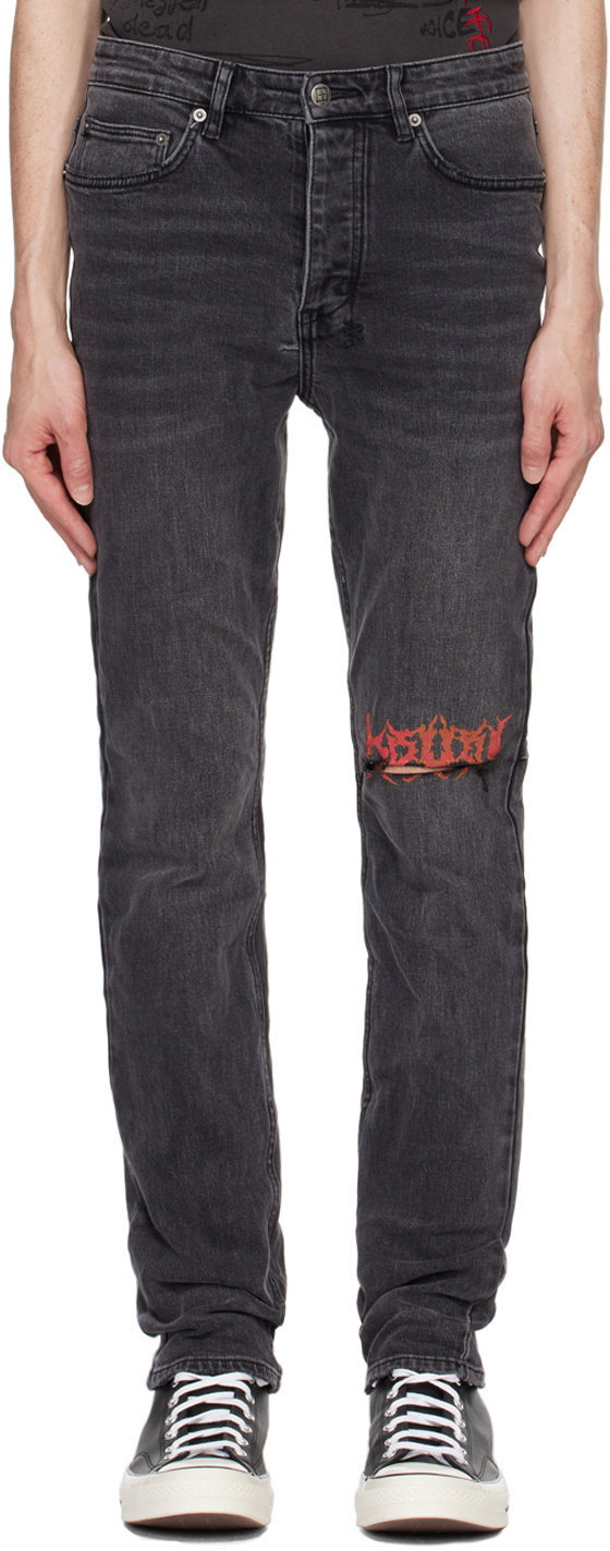 【関税込み】Ksubi ブラック Chitch Angst Sabbath ジーンズ Ksubi Black Chitch Angst Sabbath Jeans Ksubi