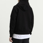 Les Tien Men's Heavyweight Raglan Zip Hoodie in Jet Black