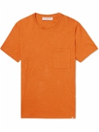 Orlebar Brown - Classic Slub Cotton-Jersey T-Shirt - Orange