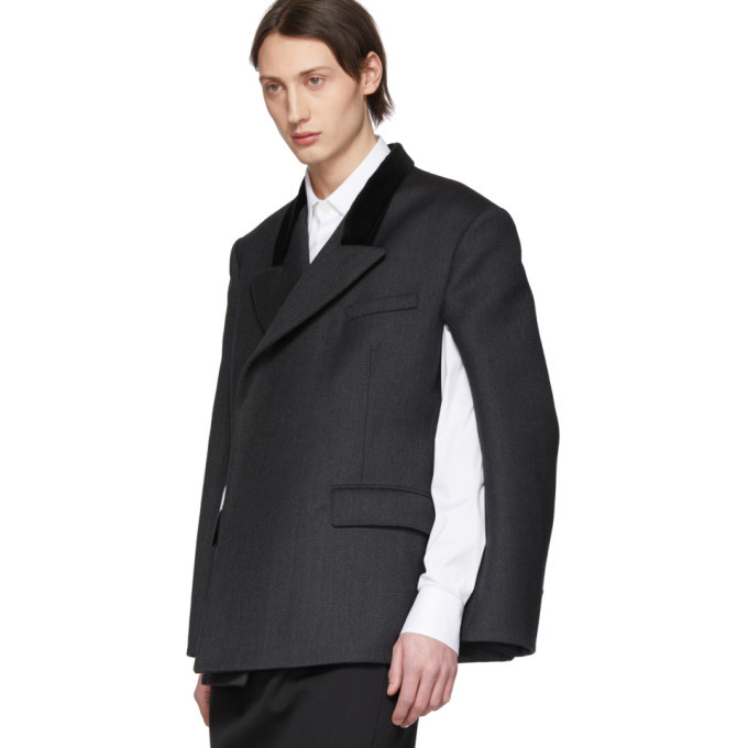 ジャケットその他 MAISON MARGIELA Melange Cappuccino Cotton Blazer Maison Margiela - Jacket in Ecru – Stoy
