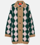La DoubleJ Crochet wool-blend cardigan