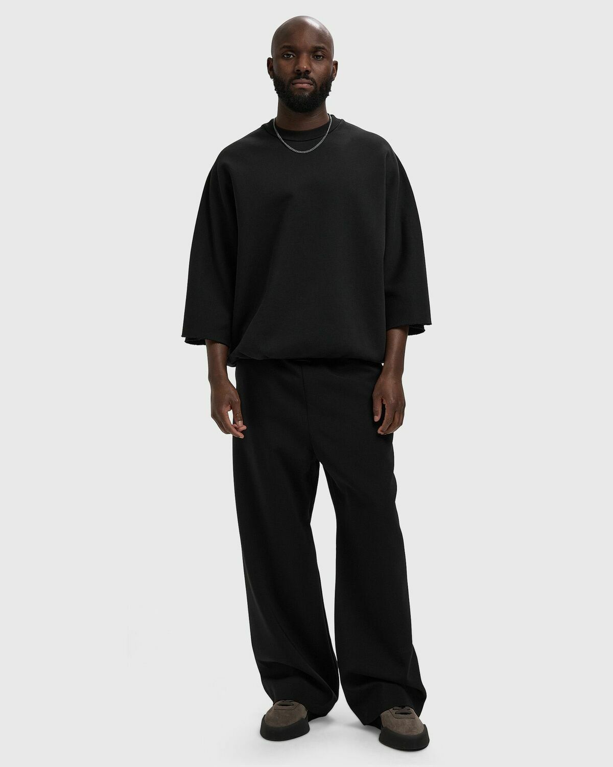 CUT SLEEVE SWEATSHIRT