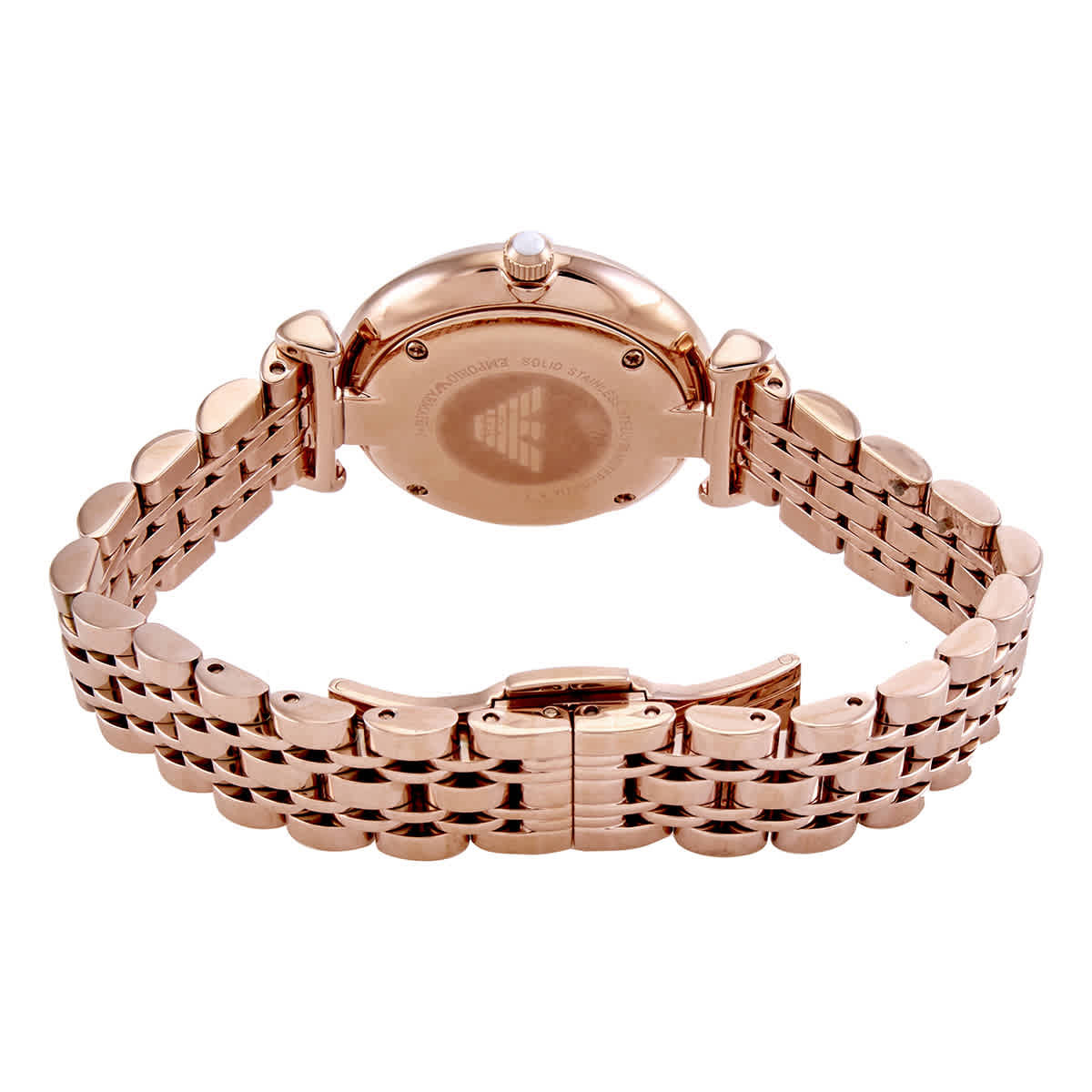 New Emporio Armani Classic Watch AR11244 Emporio Armani Rose Gold Glitz Ladies Watch AR11244‬  main image 4