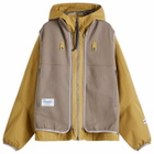 Poliquant Men's Layering Jackcet with Built In Vest in Green