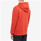 Wood Wood Men's Ian Double A Popover Hoody in Chili Red